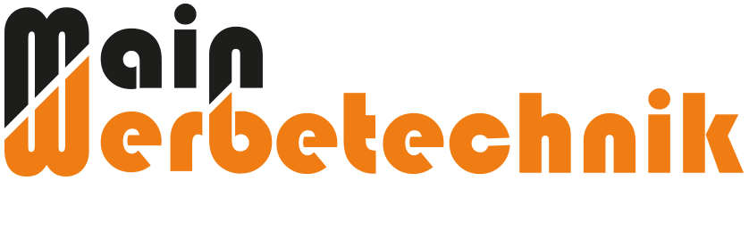 Logo Main Werbetechnik Footer Claim Weiss